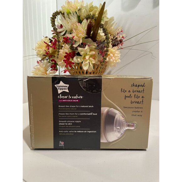 Tommee Tippee Closer To Nature Baby Bottles Set Of 3 9oz/260ml Slow Flow Anti-Co - Picture 4 of 6